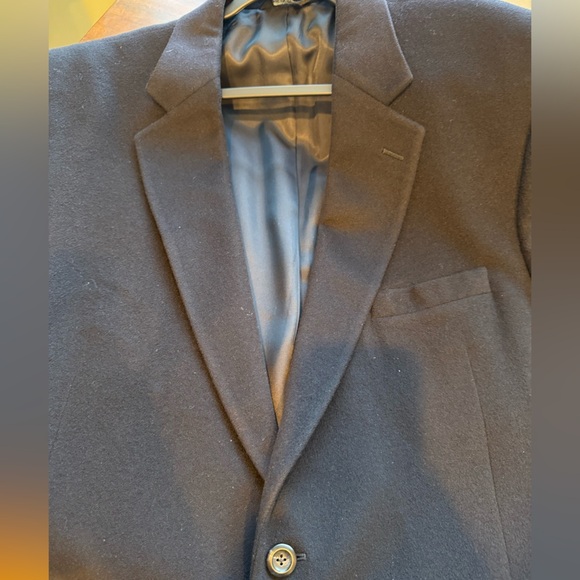 JOS A BANK NAVY 100% CASHMERE 2 BUTTON BLAZER 46L - Picture 7 of 10